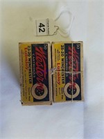 2X-50ct VIntage Western 25-20 Lubaloy  Ammo