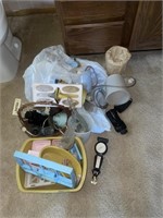 Bathroom items, Avon, hair curlers