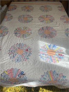 Quilt. 72 x 72 - some ware