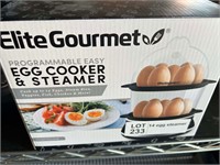 14 egg cooker and steamer new