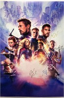 Avengers Endgame Poster Autograph