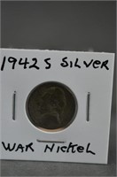 1942 S Silver War Nickel