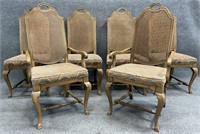 6 Thomasville Cane Back Dining Chairs