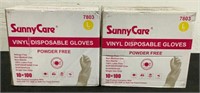 (2000) Sunny Care Large Vinyl Gloves