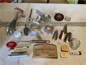 Advertising Items and kitchen items