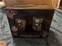 The Nightmare Before Christmas Glassware Set NEW