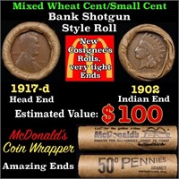 Small Cent Mixed Roll Orig Brandt McDonalds Wrappe