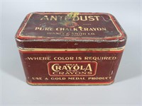 CRAYOLA Anti-Dust Pure Chalk Crayon Tin Box