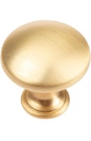(New) Brushed Gold Kitchen Cabinet Knobs - Round