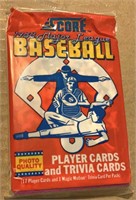 1988 Score Baseball Cards Pack