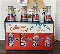 1992 Richard Petty set of 8 Pepsi bottles