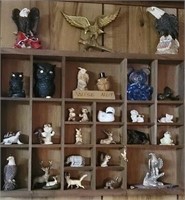 Hanging Shadow box with Contents