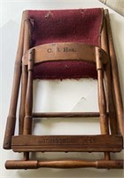 2 Campaigning chairs - one from Cincinnatis NY -