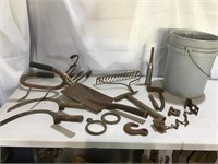 Assort vintage tools