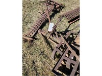 Horse drawn disc and sickle mower