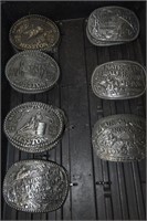 11- Hesston NFR Collectable Belt Buckles