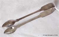 George III Sterling Silver Sugar Tongs London