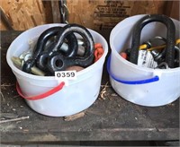 2 buckets of Clevis's