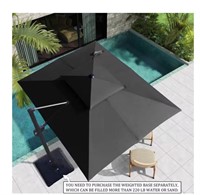 Crestlive Products 11 ft. x 9ft patio Umbrella