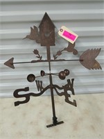 Metal weathervane 23" tall