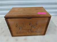 Wooden ammo box 10x14x9