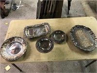 Box Lot Silver Plate