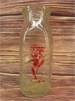 Annie Oakley Milk Bottle