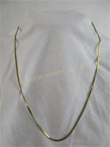 18KT Yellow Gold Fancy Link Necklace