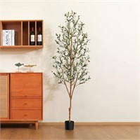 Kazeila Artificial Olive Tree 6FT Tall Faux Plant