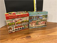 Two 1000 piece puzzle sets
