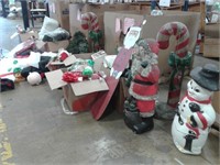 3  Pallets of Assorted Christmas Decorations