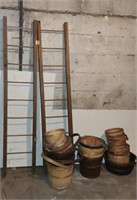 "Ladder" w/ Various Baskets