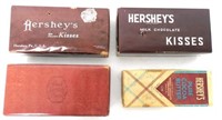 Lot of 4,Hershey Cocoa Butter,Kisses,Sweets box