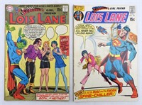 (2) LOIS LANE DC COMICS 15c ISSUES