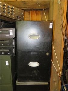2 - 2 drawer metal file cabinets