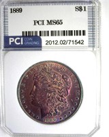 1889 Morgan PCI MS65 Wonderful Color