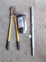 Bolt cutter, Bungy cords