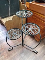 Folding Metal Plant Stand