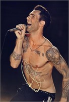 Autograph COA Adam Levine Photo