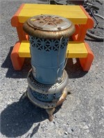 Antique kerosene heater