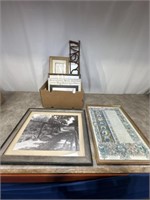 Home Decor, Assortment of Framed Pictures