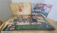 EARLY COCA-COLA JIG SAW PUZZLE W ENVELOPE