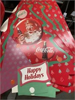 Coca-Cola Cardboard Santa trees