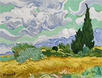 Vincent Van Gogh - Oil on paper