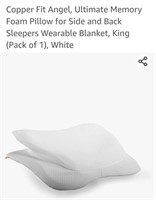 New King Size Memory Foam Pillow for back & side