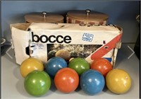 Vintage Italian Bocce Ball Set