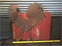 Copper Rooster Cut -Out