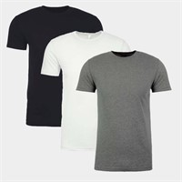 3 PACK GEMINI COTTON T-SHIRTS ASSORTED COLORS, XL