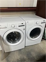 LG FRONT LOAD WASHER & DRYER