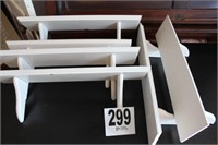 Six Wall Hanging Shelves 23 x 5